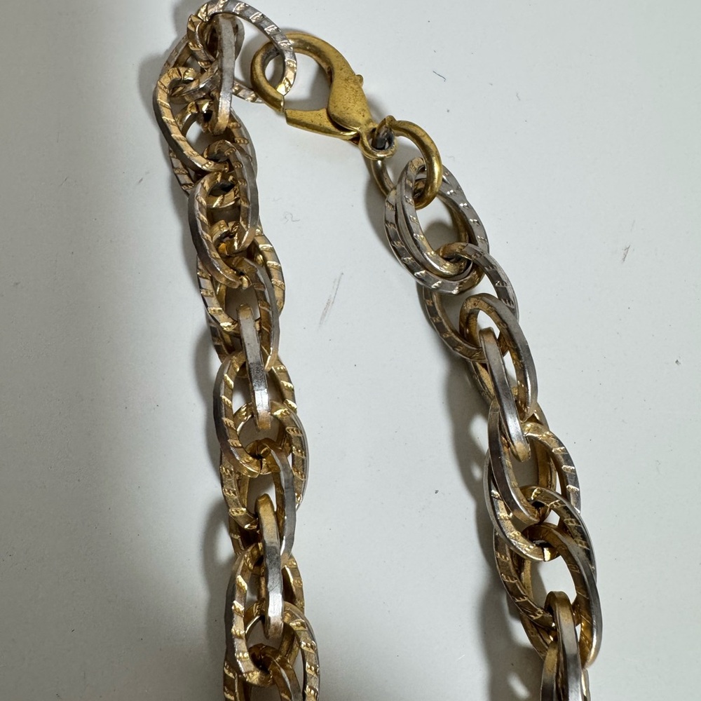 Vintage Gold Chain Necklace w/Tassel‎ - Picture 3 of 3
